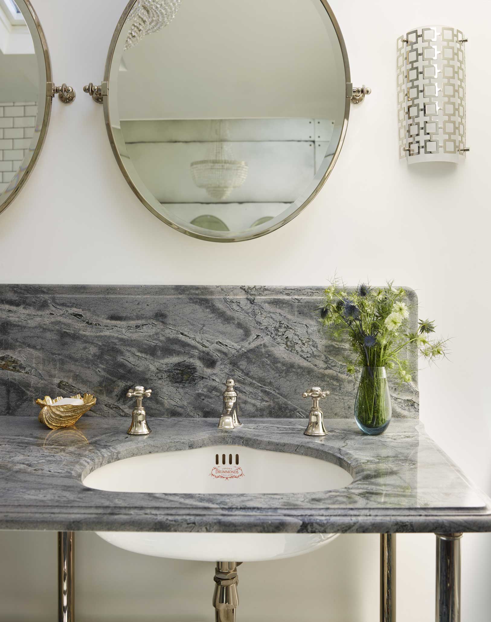 Luxury Wall Mounted Oval Bathroom Mirror | Drummonds Bathrooms
