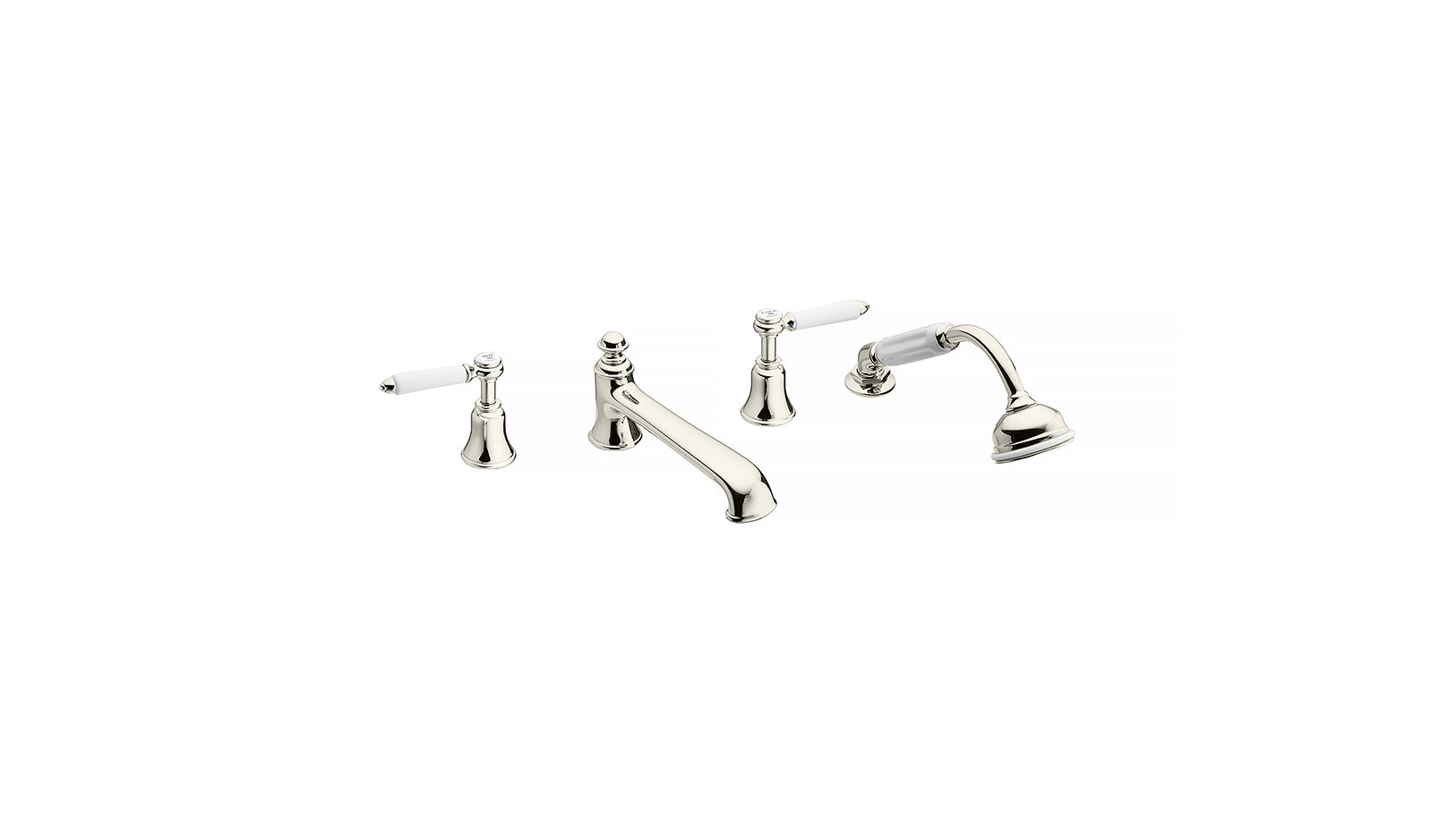 The Coll Lever 4-Hole Bath & Shower Mixer