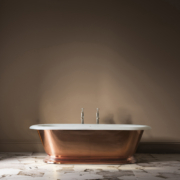 The Polished Copper Tay Cast Iron Bath Tub