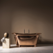 The Tyne Copper Bath Tub With Copper Exterior