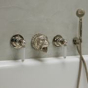 The Mull Classic Wall Mounted Lions Head Mixer