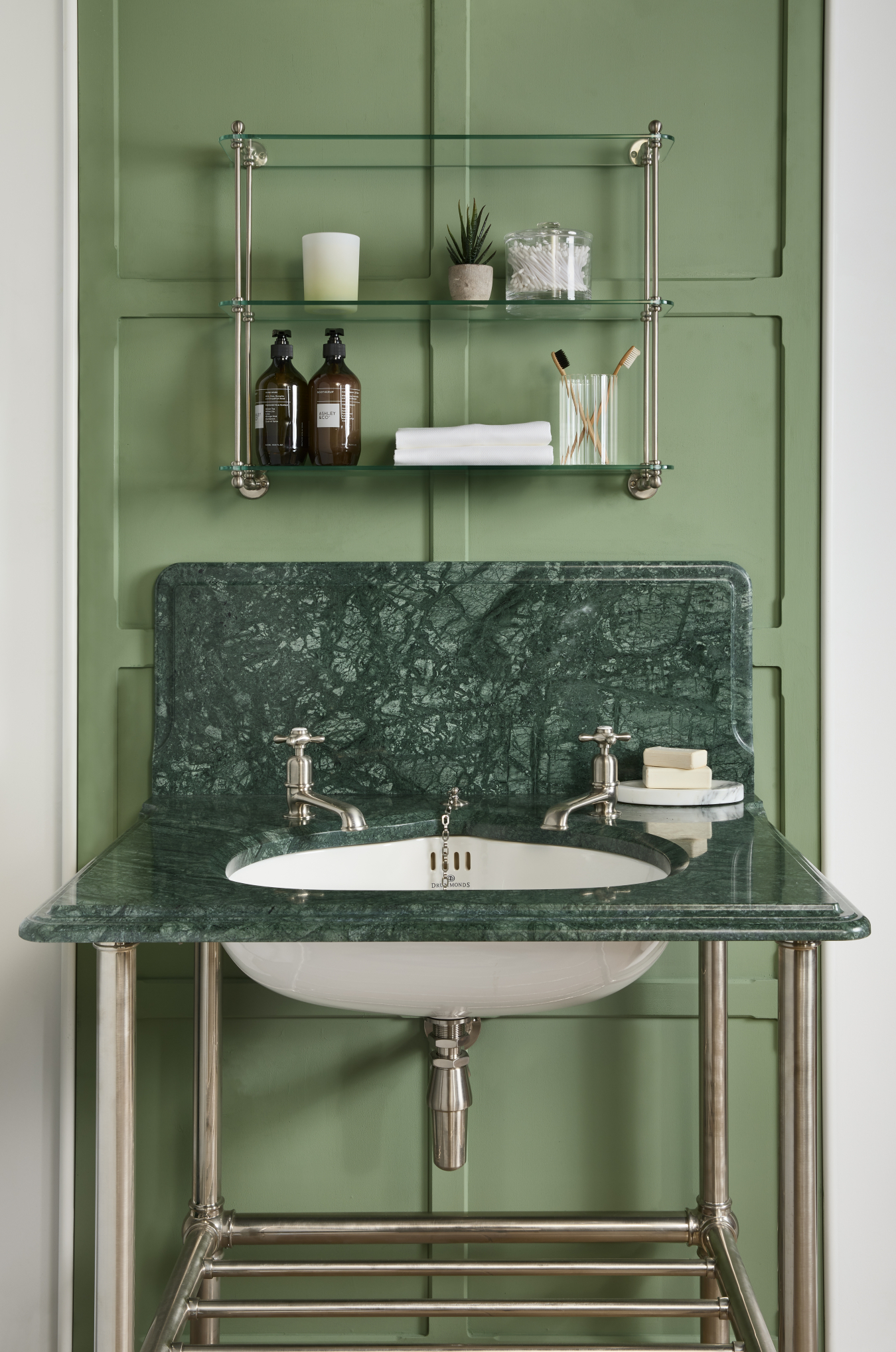 The Single Crake Vanity Basin Suite box N/A Drummonds Bathrooms