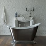 The Morar cast iron slipper bath tub