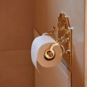 Loo Roll Holder With Backplate