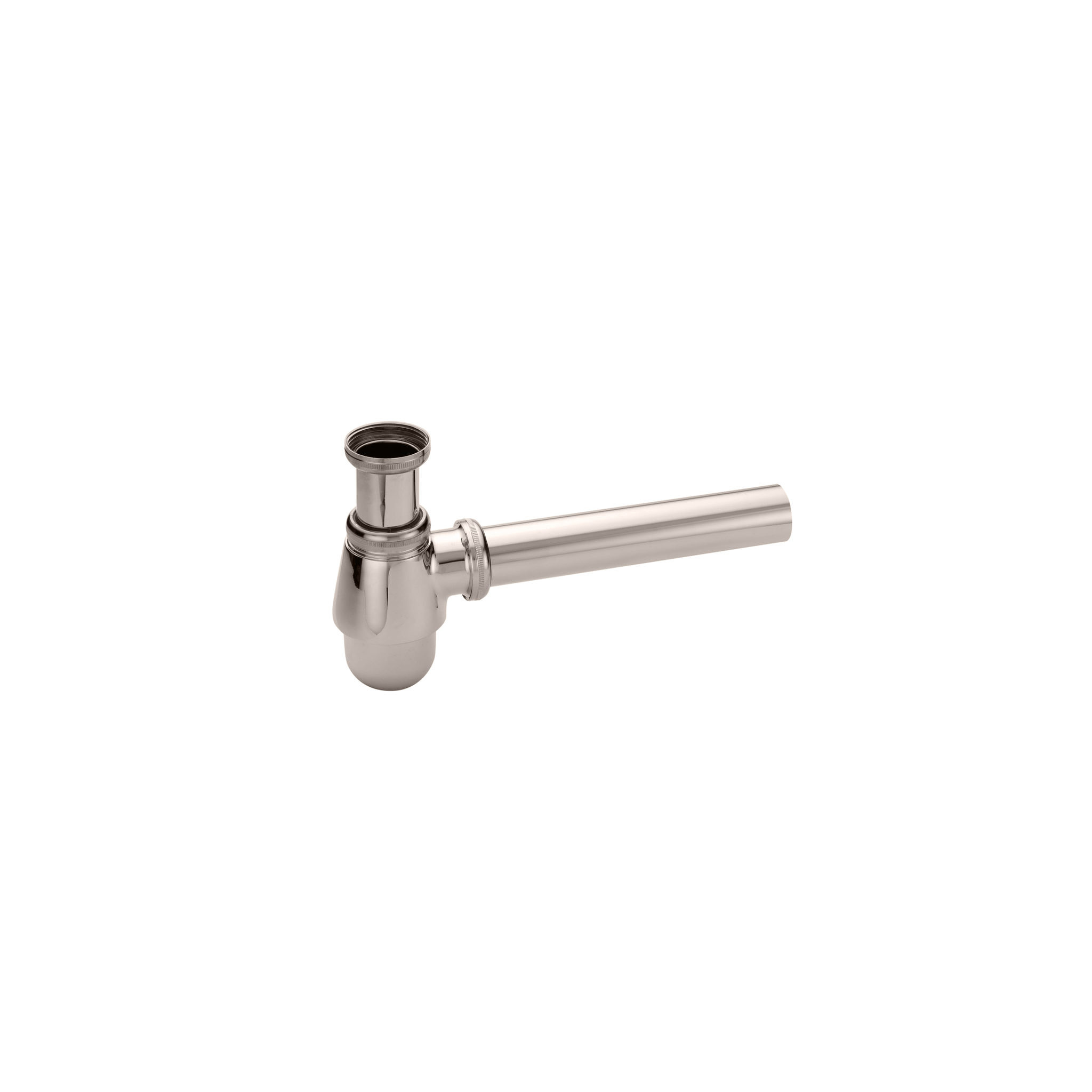 The Bidet Bottle Trap in nickel finish