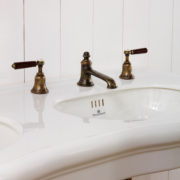 The Coll Lever 3 Hole Basin Mixer