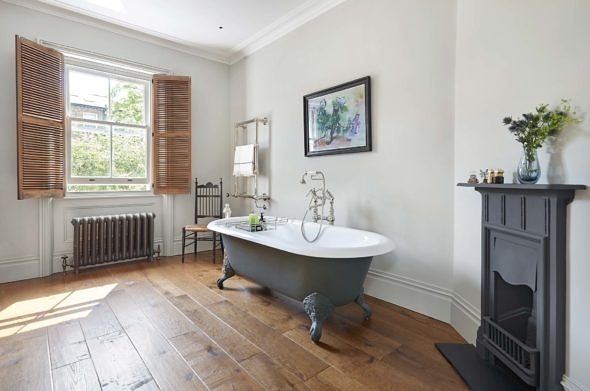 Design Diary A Case For Natural Wood Flooring In The Bathroom