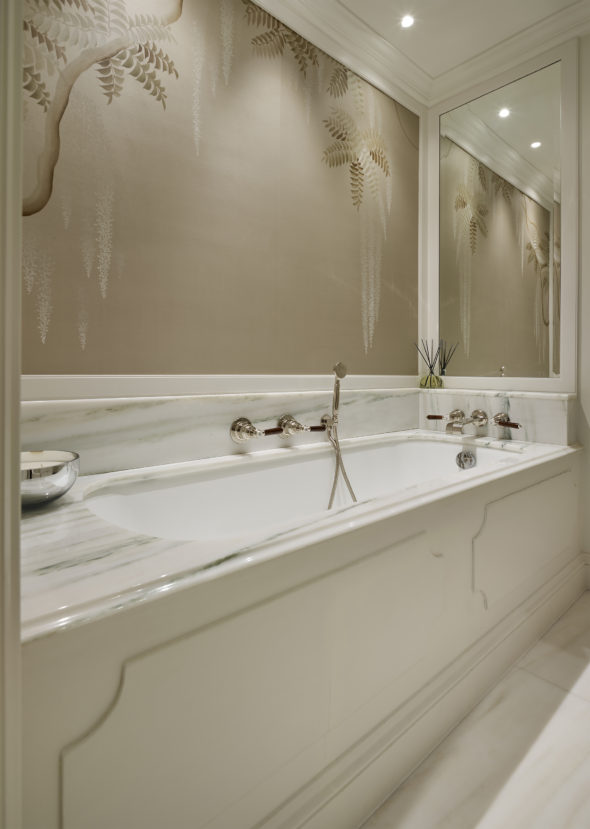 Four Storey Pimlico Townhouse dressing room bathroom