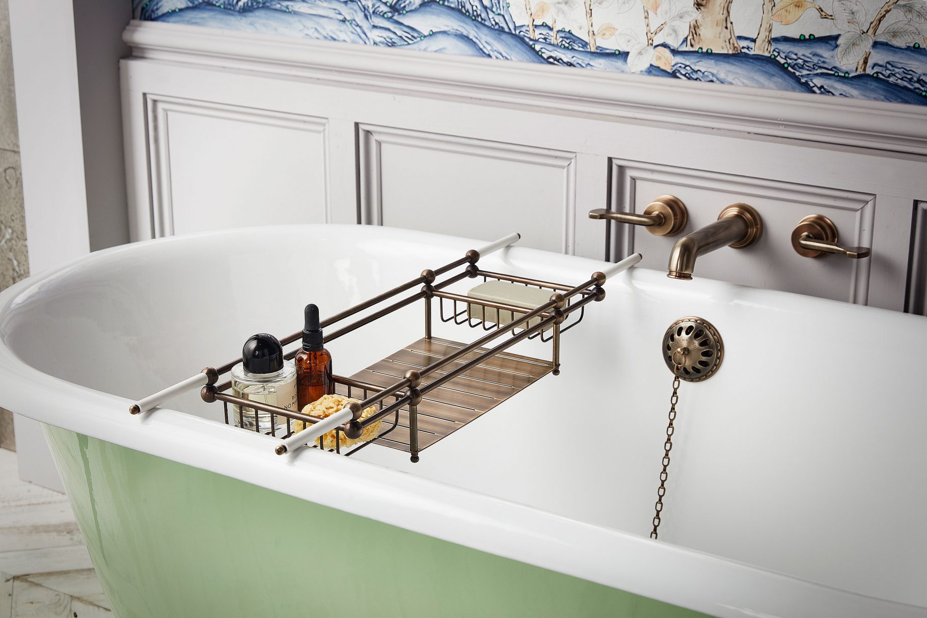 Large Luxury Bath Rack For Wide Baths Drummonds Bathrooms