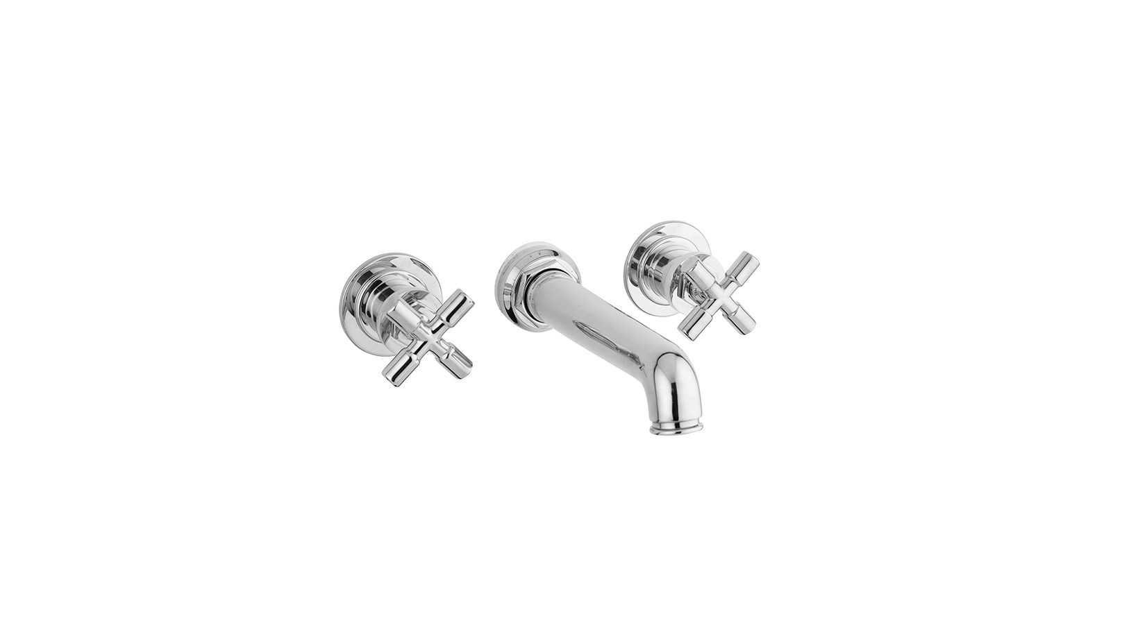 The Bestwood X Head 3 Hole Wall Basin Mixer Extended Spout