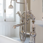 The Mull Bath & Shower Mixer With Floor Standing Legs