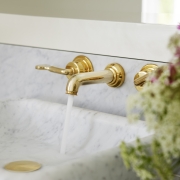 The Bestwood Lever 3 Hole Wall Basin Mixer