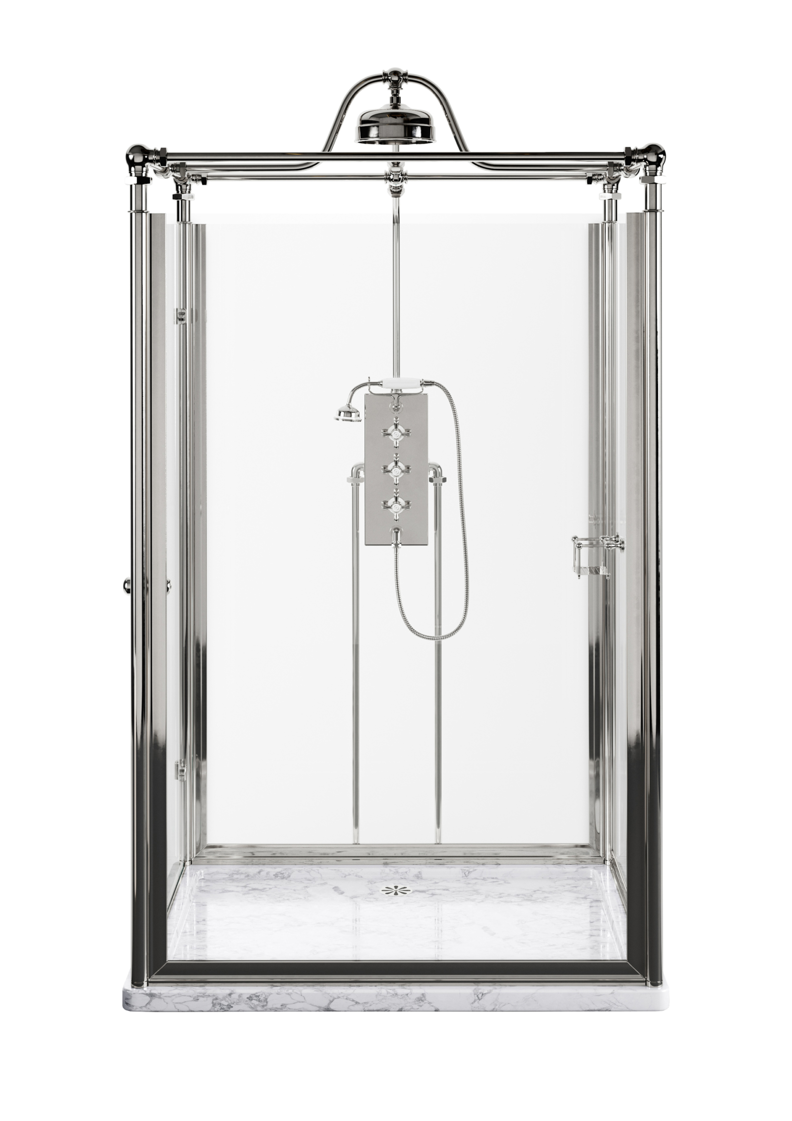 The Thurso Freestanding Shower - Drummonds Bathrooms