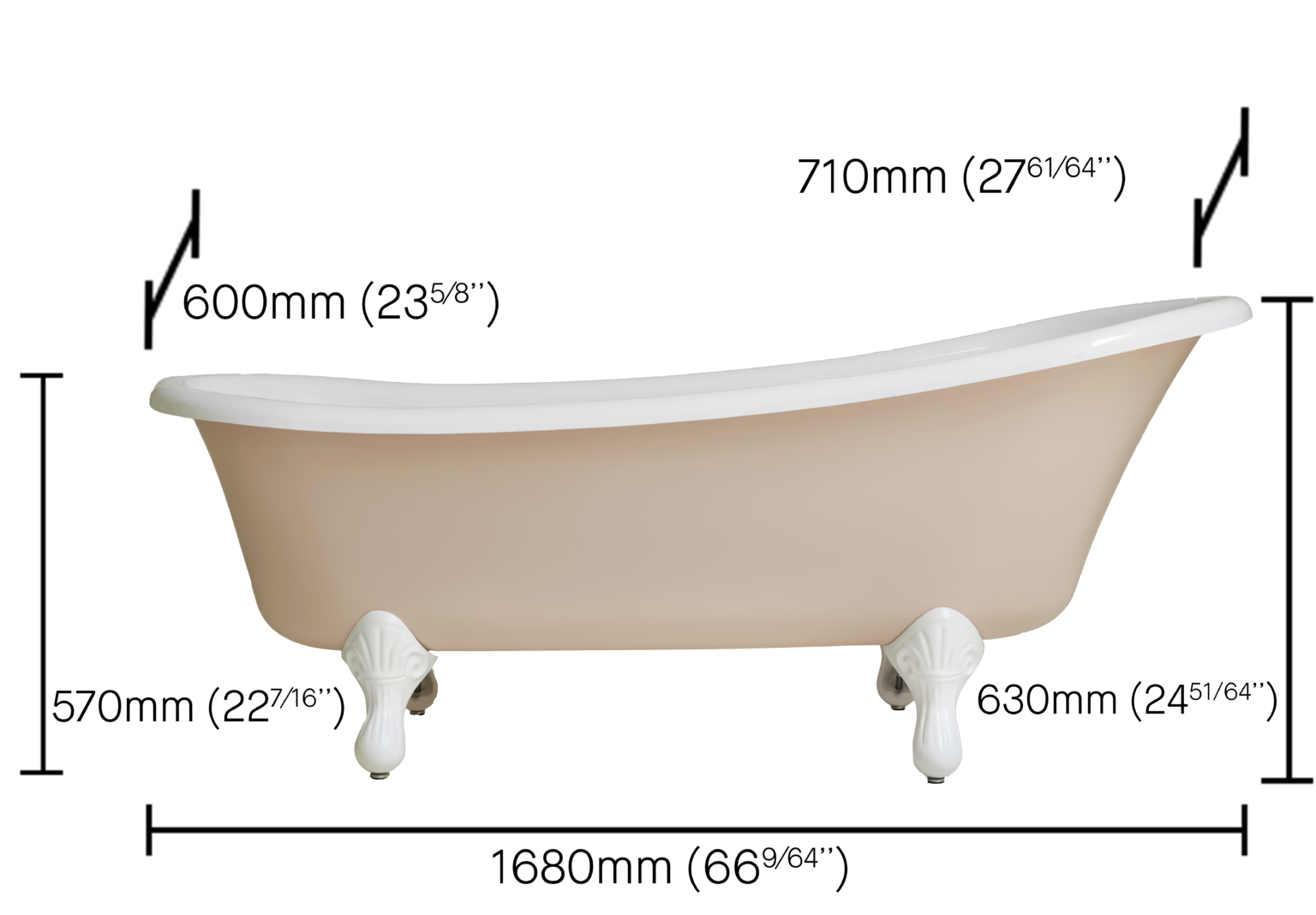 The Whitewater Bath Tub Drummonds Bathrooms