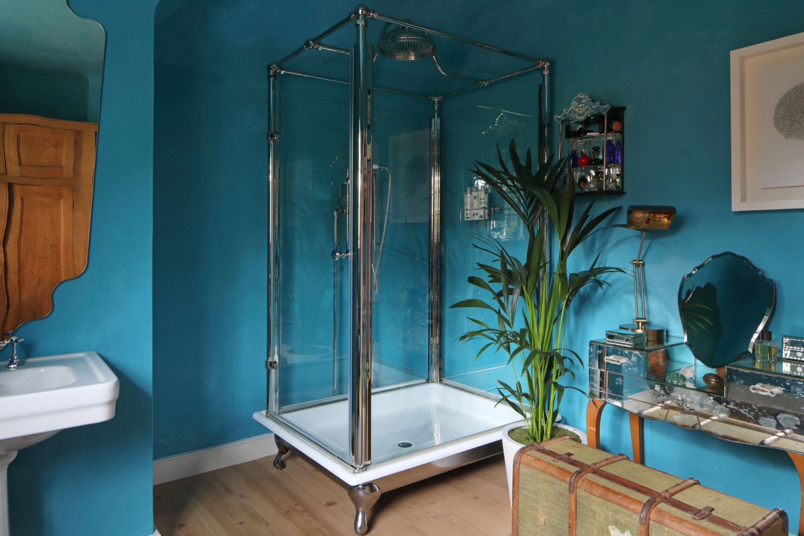 The Spittal Freestanding Shower - Drummonds Bathrooms