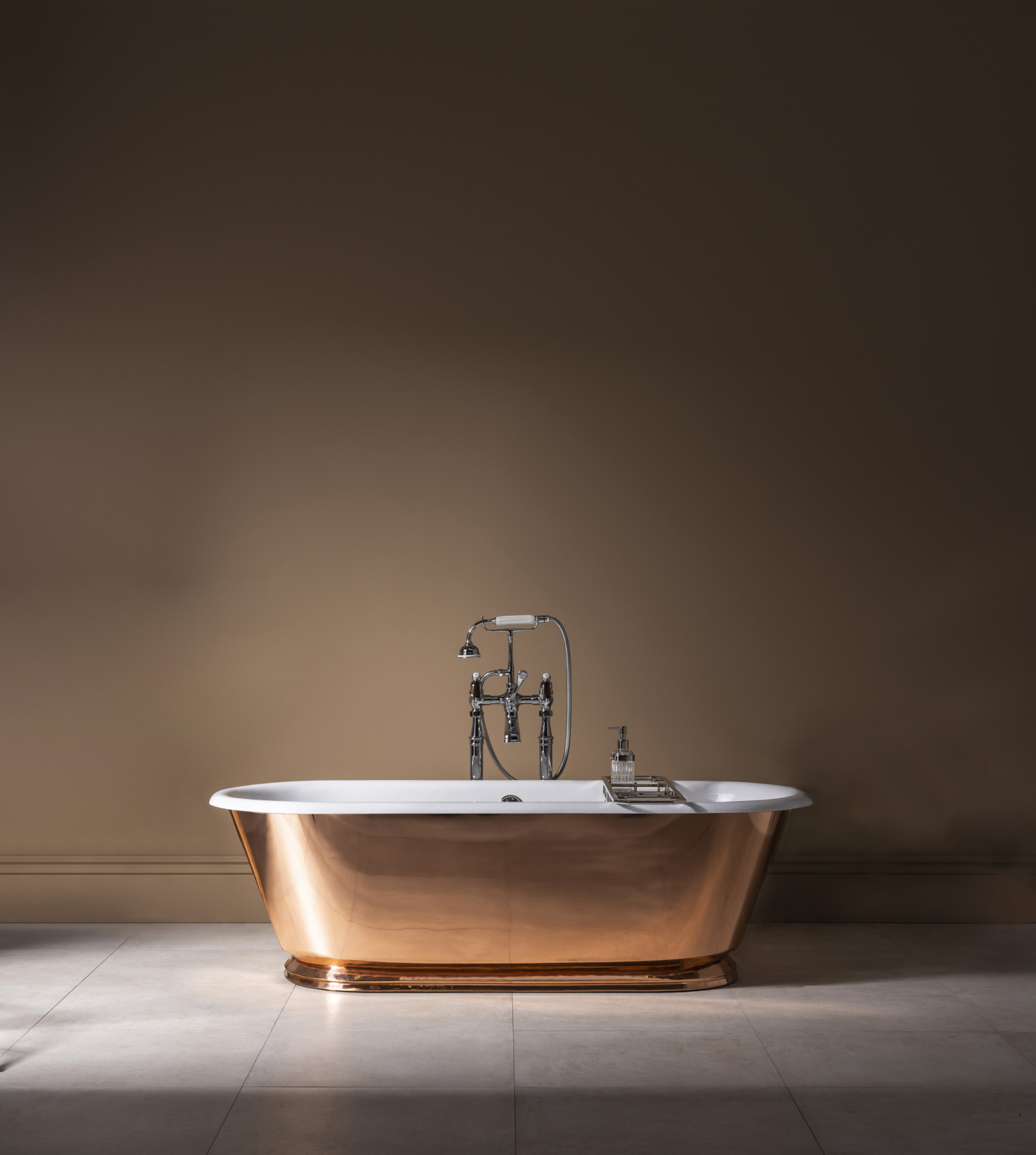 The Polished Copper Tamar Bathtub