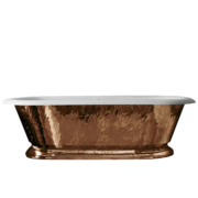 The Hammered Copper Tay Cast Iron Bath Tub