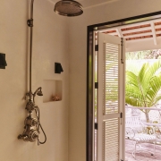 The Dalby Surface Mounted Shower, Curved Arm