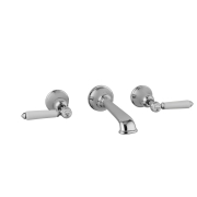 The Coll Classic 3 Hole Wall Mounted Basin Mixer