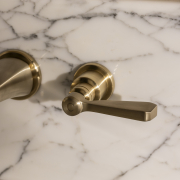 The Hudson Lever 3-Hole Wall Mounted Basin Mixer