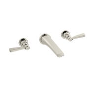 The Hudson Lever 3-Hole Wall Mounted Basin Mixer
