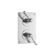 The Hudson Lever Shower Plate Thermo & On/Off