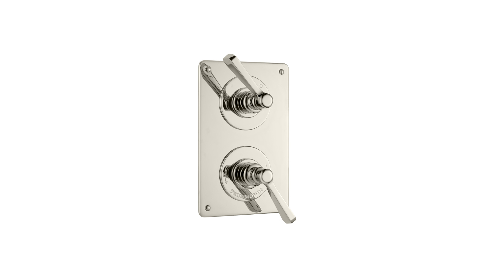 The Hudson Lever Shower Plate Thermo & On/Off