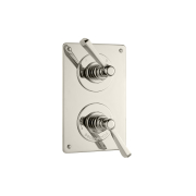 The Hudson Lever Shower Plate Thermo & On/Off