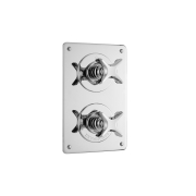 The Hudson X-Head Shower Plate Thermo & 2 Way