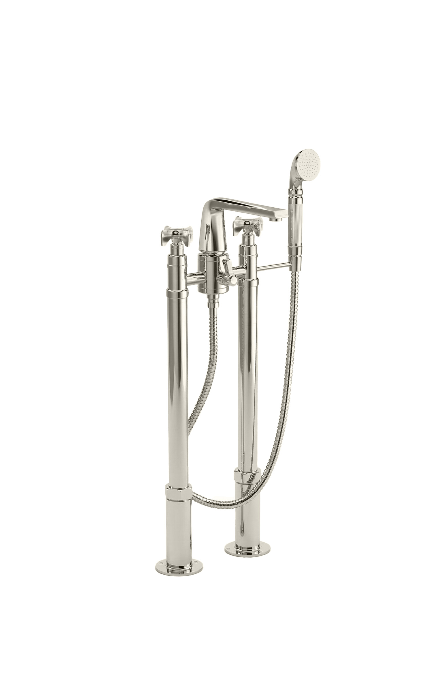 The Hudson X-Head Floor Standing Bath & Shower Mixer