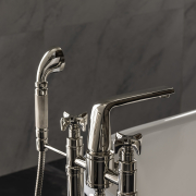 The Hudson X-Head Floor Standing Bath & Shower Mixer