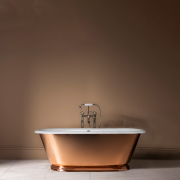 The Polished Copper Tweed Cast Iron Skirted Bath Tub