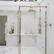 The Dalby Surface Mounted Shower, Curved Arm