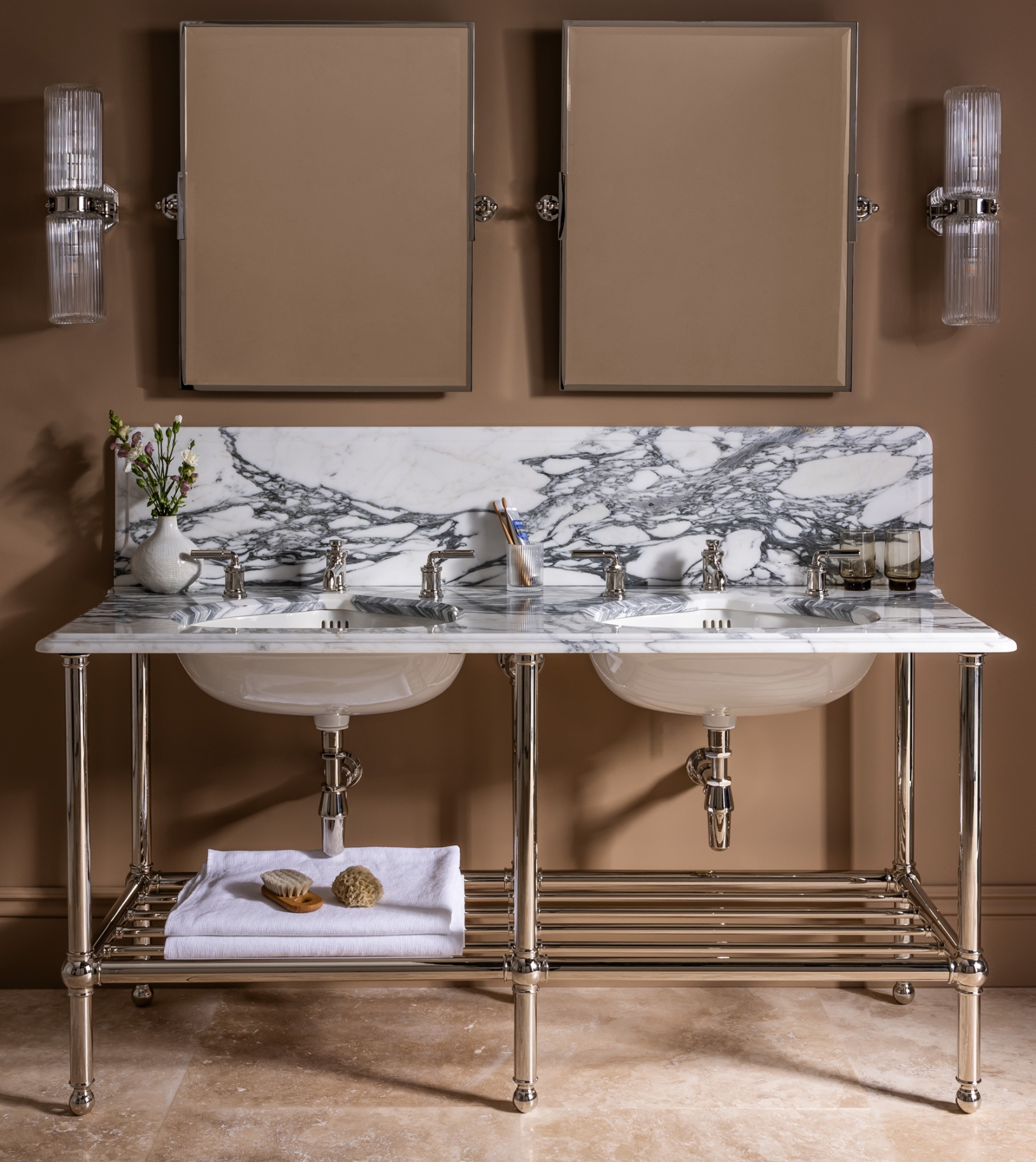 The Double Crake Vanity Basin Suite
