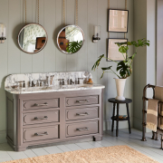 The Grand Union Double Vanity Cabinet Designed By Nicola Harding