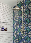 The Dalby Surface Mounted Shower, Curved Arm
