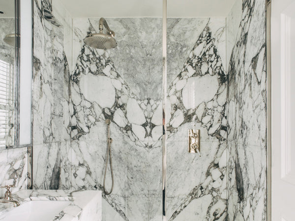Striking Marble Bathroom 