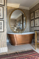 The Burnished Copper Wye Bateau Cast Iron Bath Tub