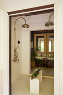 The Dalby Surface Mounted Shower, Curved Arm