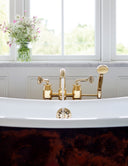 The Leawood Floor Standing Bath & Shower Mixer