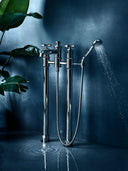 The Bestwood X Head Floor Standing Bath & Shower Mixer