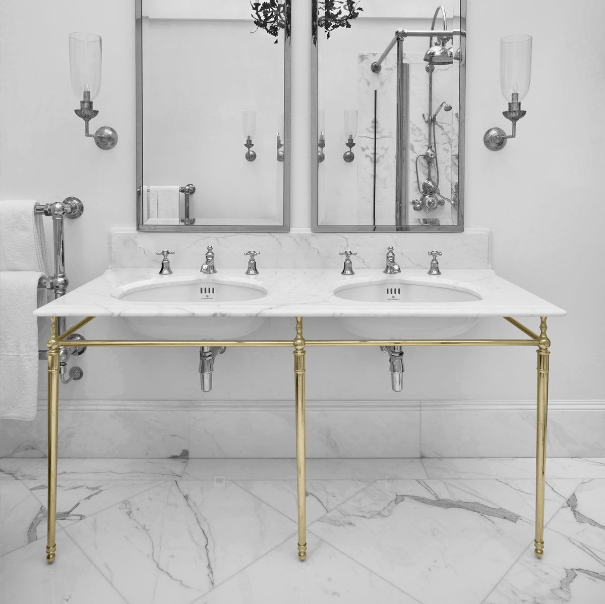 The Double Bespoke Vanity Basin Stand