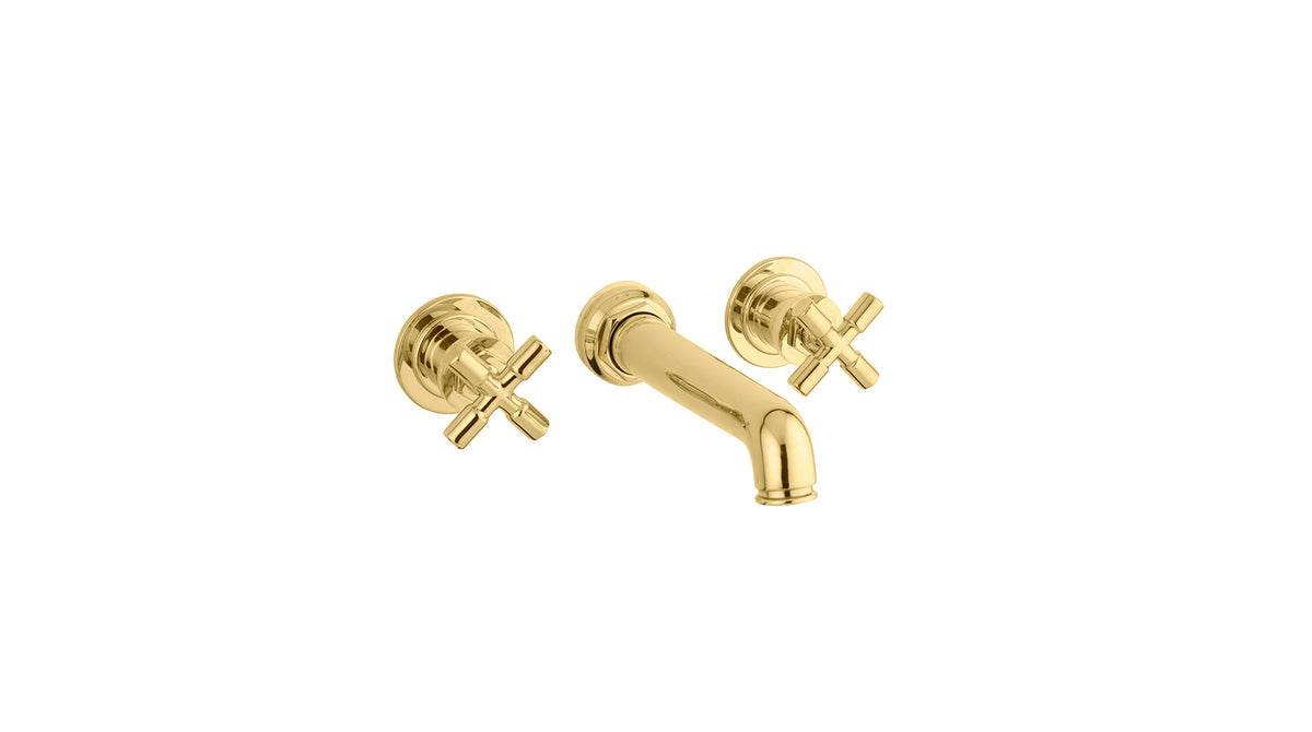 The Bestwood X Head Wall Mounted 3-Hole Bath Mixer