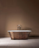 The Burnished Copper Tweed Cast Iron Skirted Bath Tub