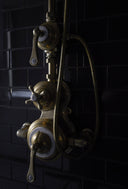 The Dalby Surface Mounted Shower, 45 ° Arm