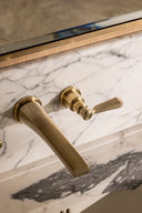 The Hudson Lever 3-Hole Wall Mounted Basin Mixer