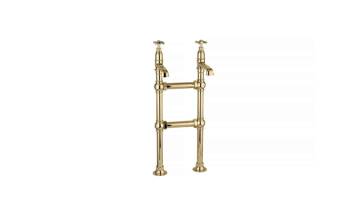 The Mull Classic Bath Taps & H Stand