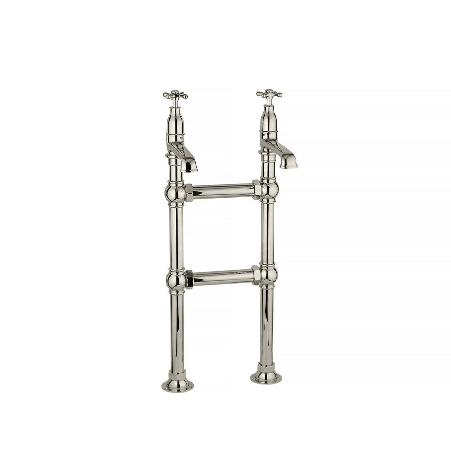 The Mull Classic Bath Taps & H Stand – Drummonds