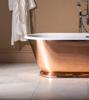 The Polished Copper Tay Cast Iron Bath Tub
