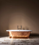 The Hammered Copper Tay Cast Iron Bath Tub